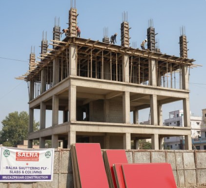 Salha shuttering plywood for construction projects in Muzaffarpur