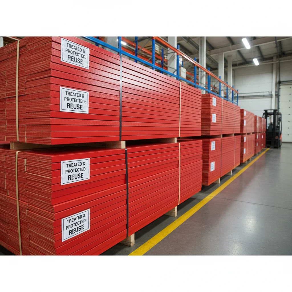 Termite and borer resistant shuttering ply for long durability